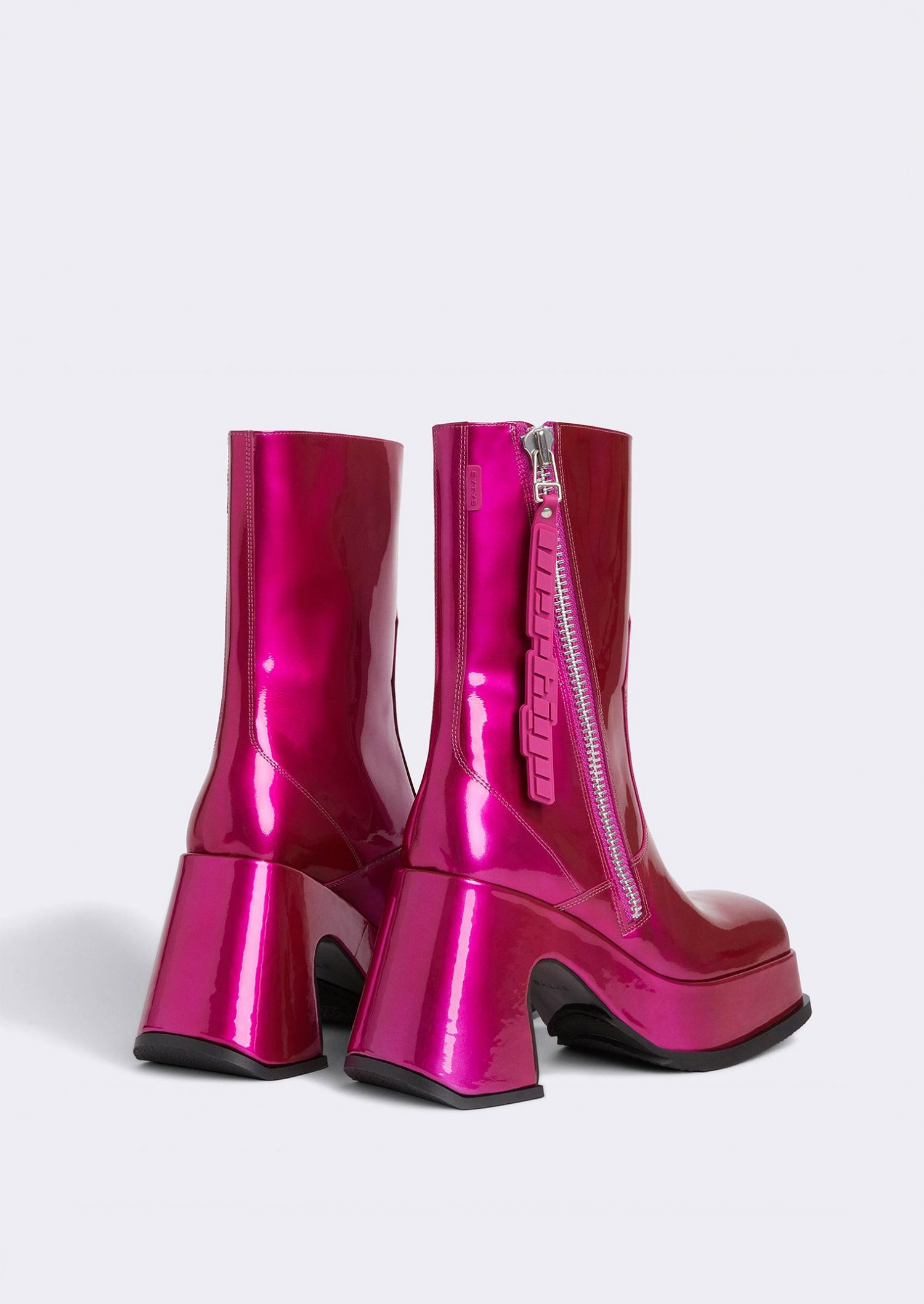 magenta gogo boots