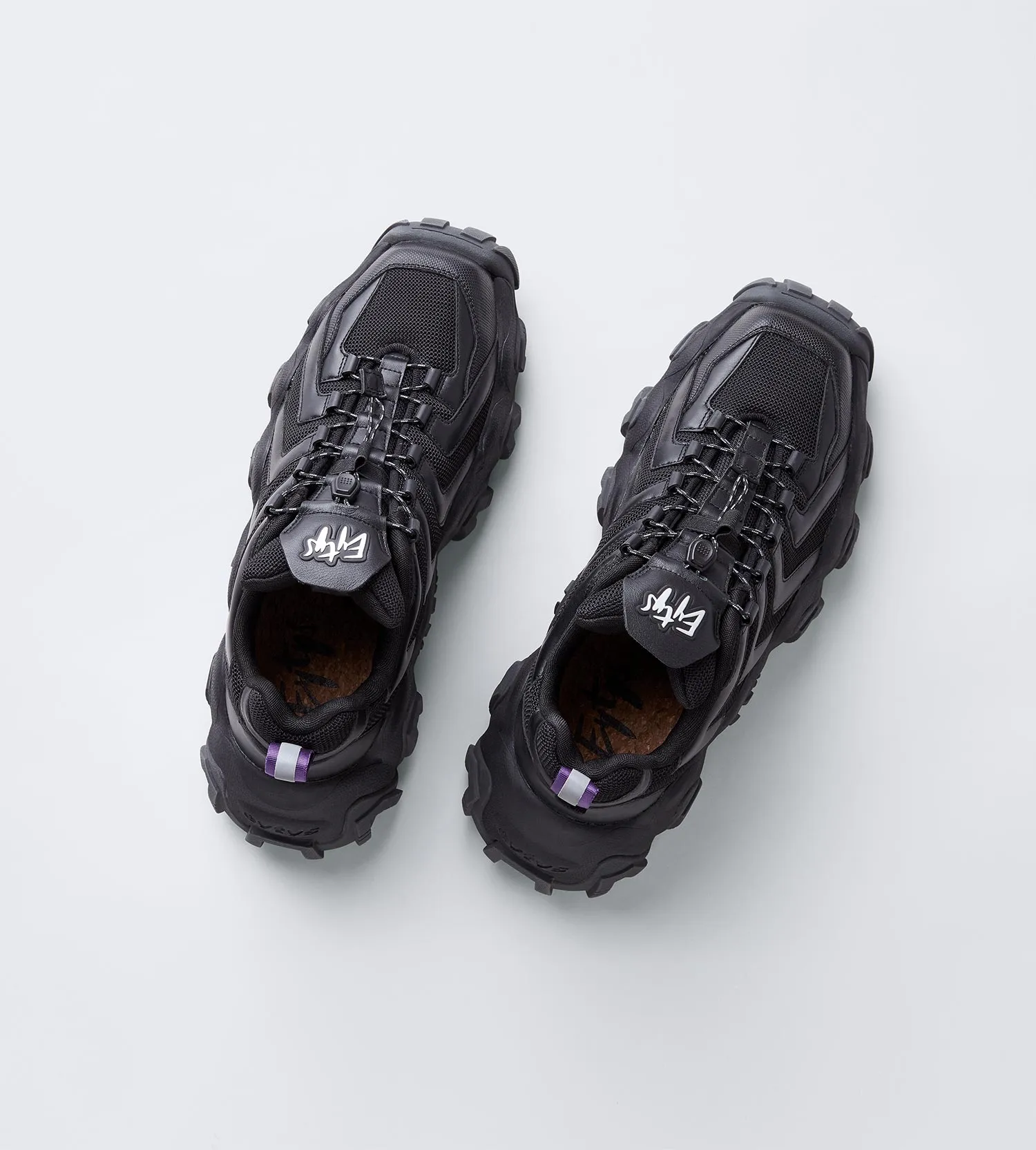 EYTYS Halo Leather Black Sneakers | EYTYS